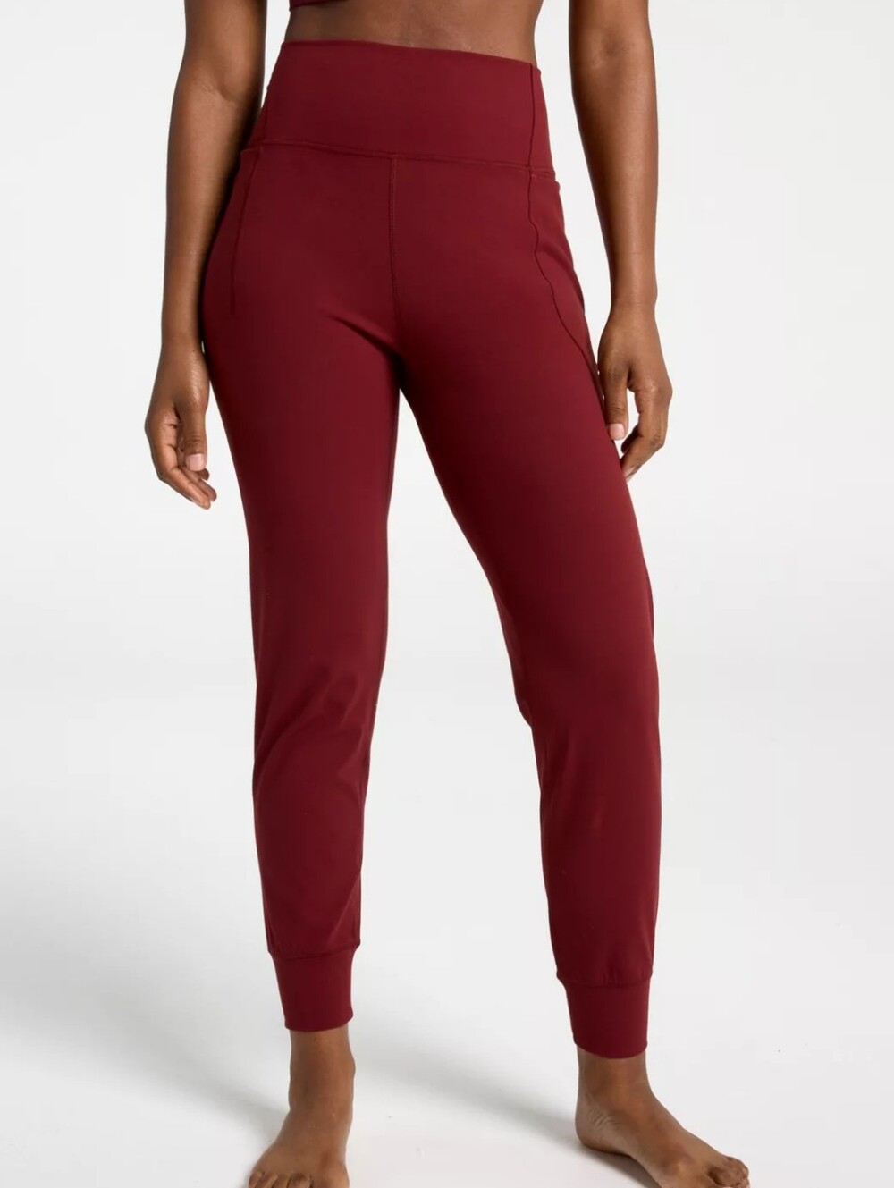 Calia Inspire High Rise Jogger Deep Merlot Size XS NWT